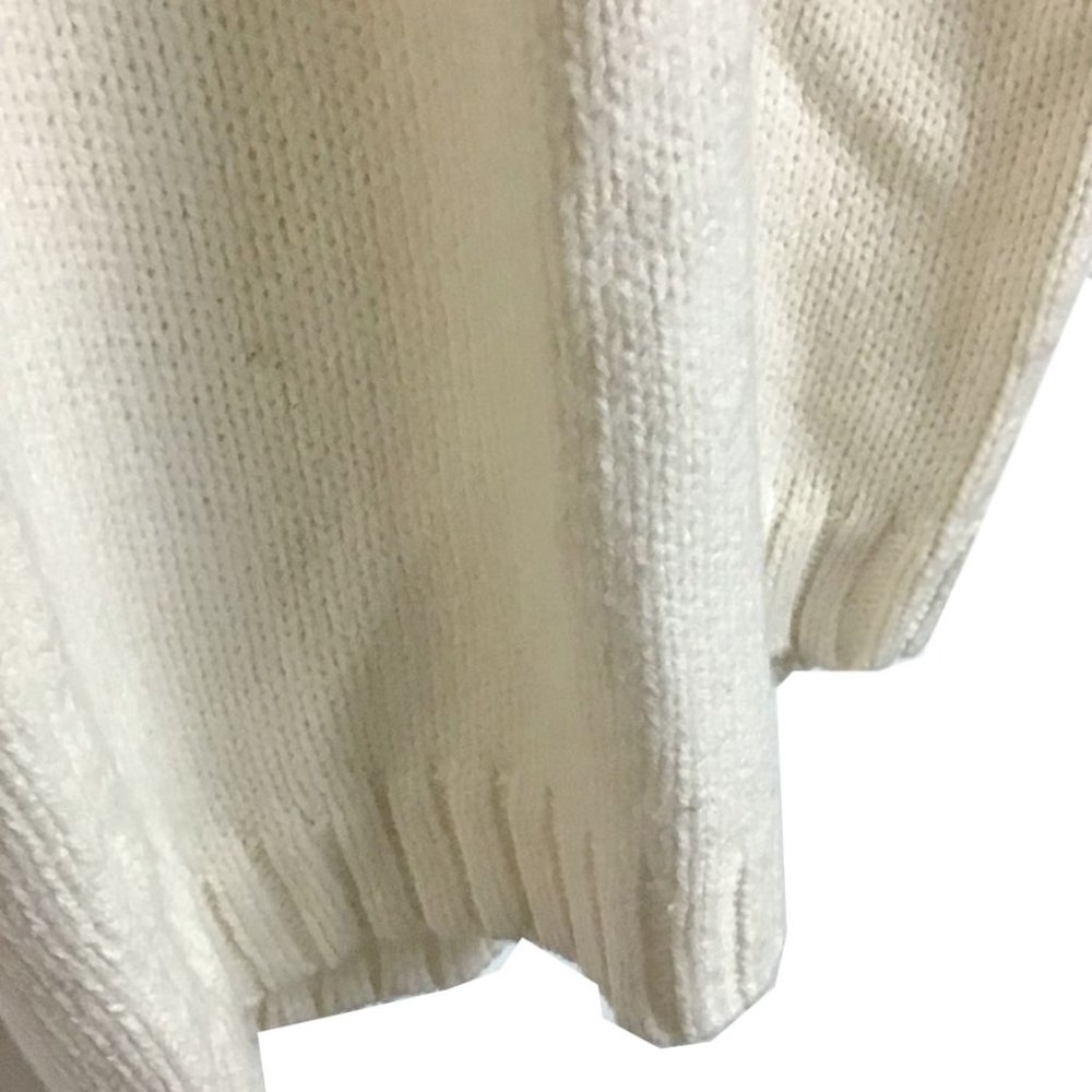 ASOS Open Back Knitted Roll Neck Off White Sweater - Picture 5 of 10